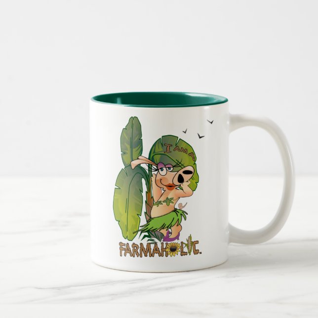 Tasse à deux tons de Miz ChaCha (2 dégrossis) (Droit)