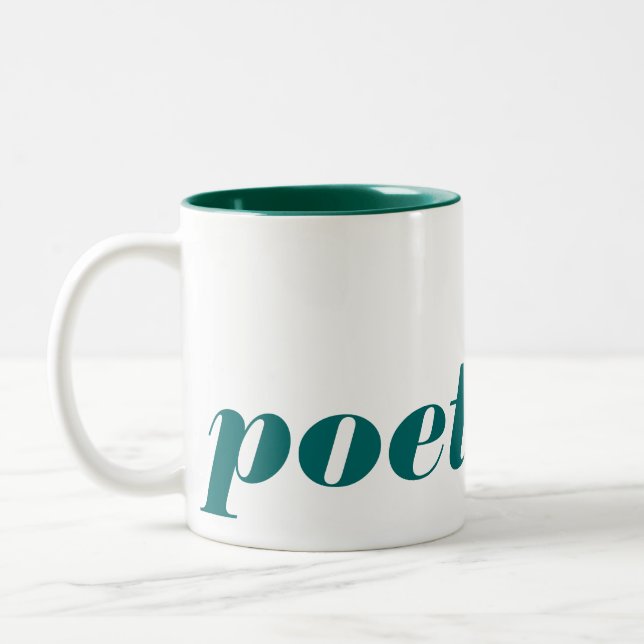 Tasse à deux tons de poète (Gauche)