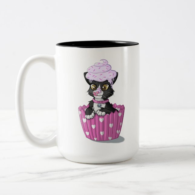 Tasse à deux tons de Sebrina (Gauche)