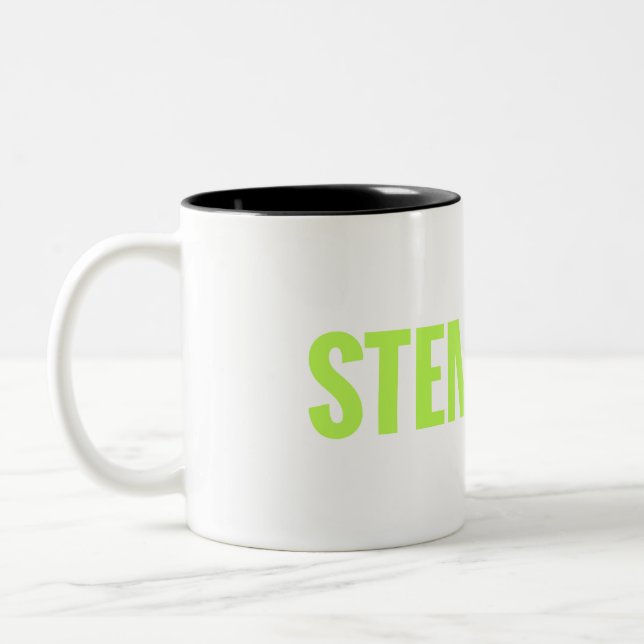 Tasse à deux tons de STEMinist (Gauche)