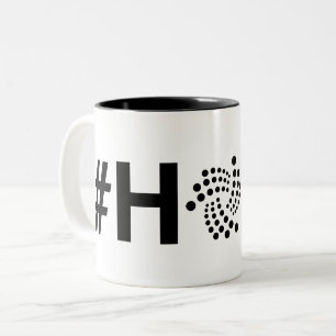 Tasse à deux tons du #HODL iota