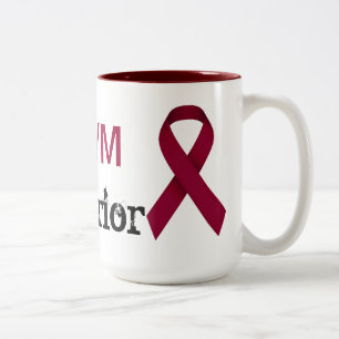 Tasse à deux tons faite sur commande de guerrier