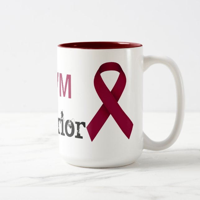 Tasse à deux tons faite sur commande de guerrier (Droit)