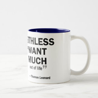 Tasse à deux tons - le 'entraînement est sans