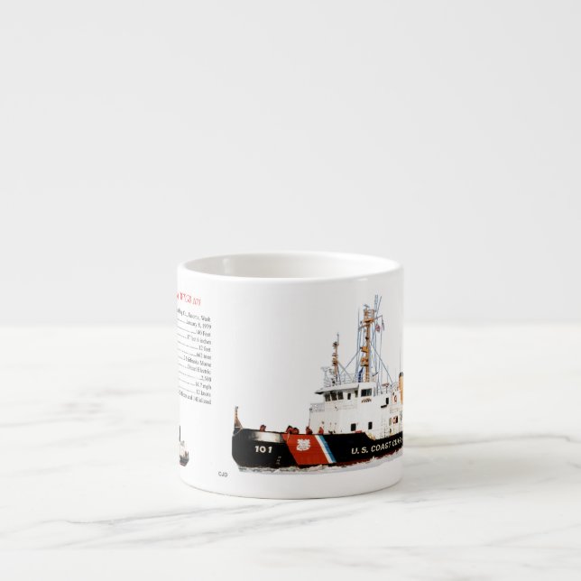 Tasse à expresso de Katmai Bay (Devant)