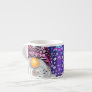 Tasse à expresso de lutin de Noël