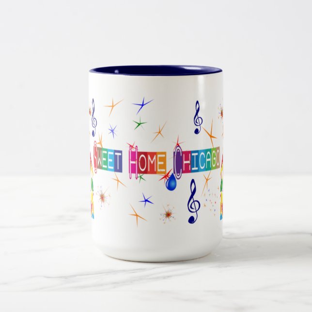 Tasse à la maison douce de bleus de Chicago (Centre)