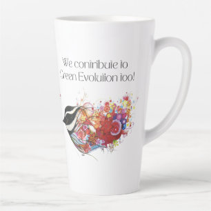 Tasse à latte - Contribution des oiseaux à l'évolu