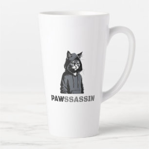Tasse à latte PAWSSASSIN – Énergie de chat de rue