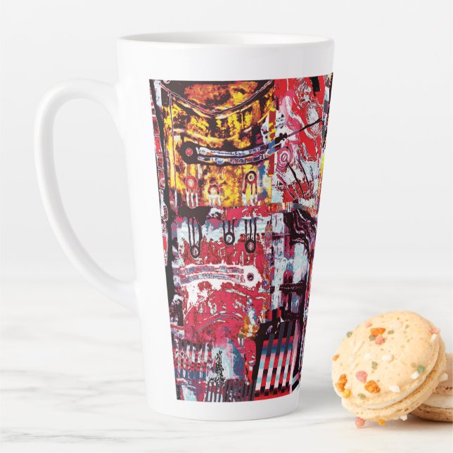 Tasse à Latte – Pouls Fragmenté (En situation)