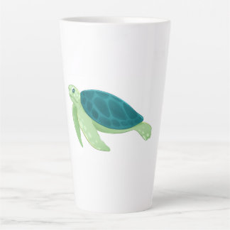 Tasse à latte tortue