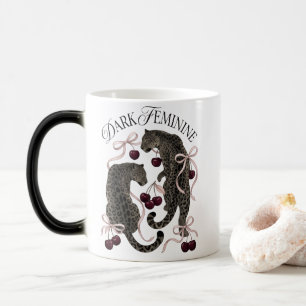 Tasse à métamorphose de couleur Félin Féminin Somb