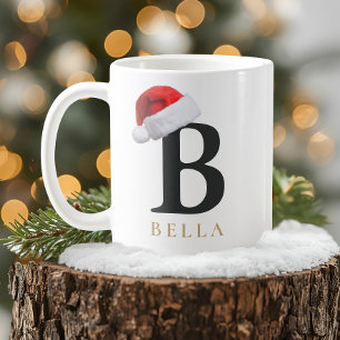 Tasse à monogramme de Noël
