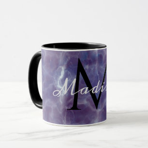 Tasse à monogramme personnalisé avec nom personnal