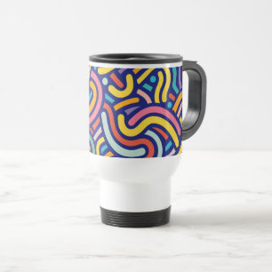 Tasse à motif de couleur joyeuse