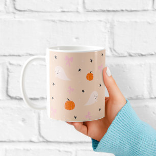 Tasse à motif de fantôme de Halloween d'automne mi