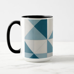 Tasse à motif géométrique