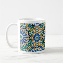 Tasse à motif marocain Benzaq Zellige