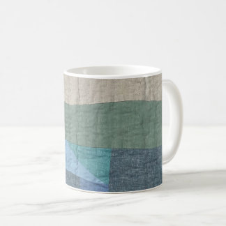 Tasse à motif moderne de courtepointe patchwork