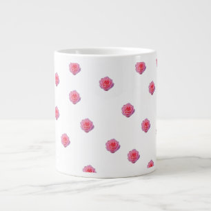 Tasse à motif rose rose