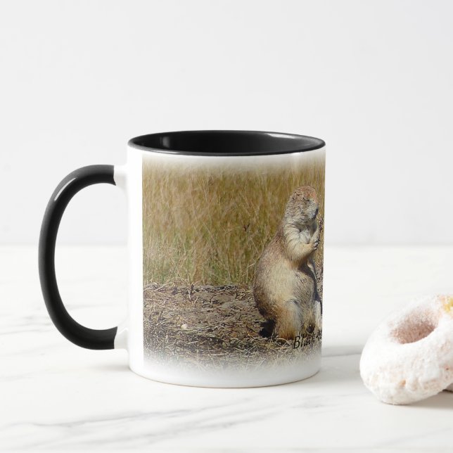 Tasse à queue noire de chien de prairie (Avec donut)