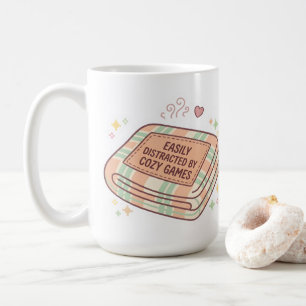 Tasse à serviette pastel « Facilement distrait par