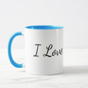 Tasse à thé Je t'aime ❤️