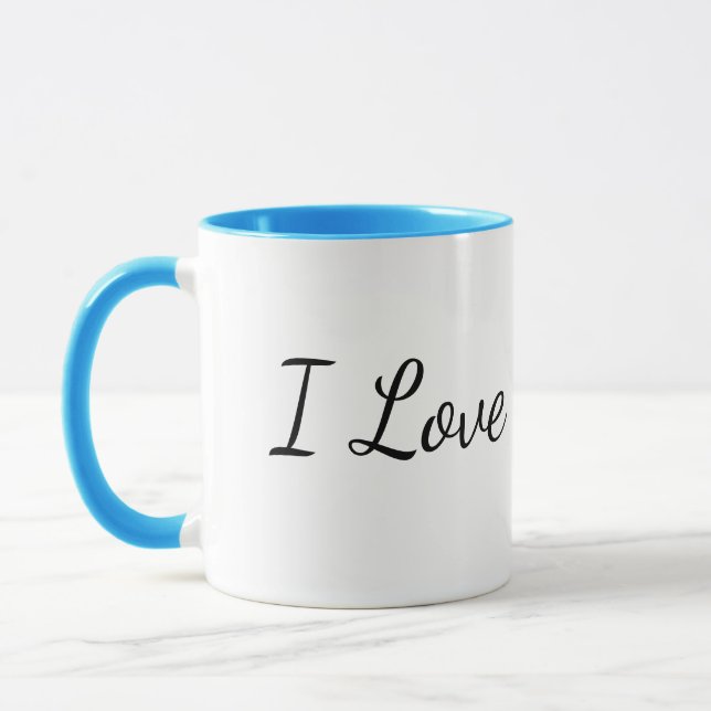 Tasse à thé Je t'aime ❤️ (Gauche)