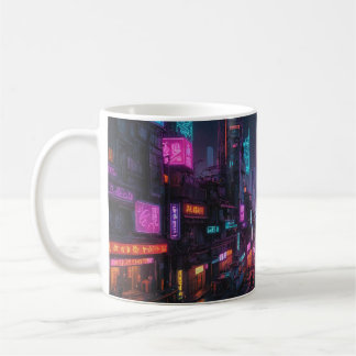 Tasse à thème cyberpunk