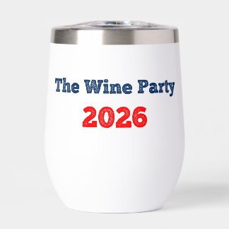 Tasse à vin drôle de la fête du vin 2026 pour l'él