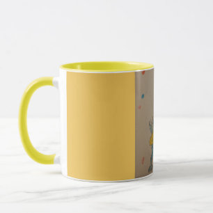 Tasse #ABC Art par les enfants, Canard de Pâques