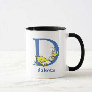 Tasse ABC du Dr Seuss : Lettre D - Bleu   Ajouter Votre 