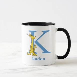Tasse ABC du Dr Seuss : Lettre K - Bleu   Ajouter Votre 