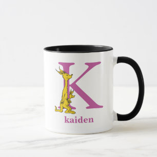 Tasse ABC du Dr Seuss : Lettre K - violet   Ajouter Votr