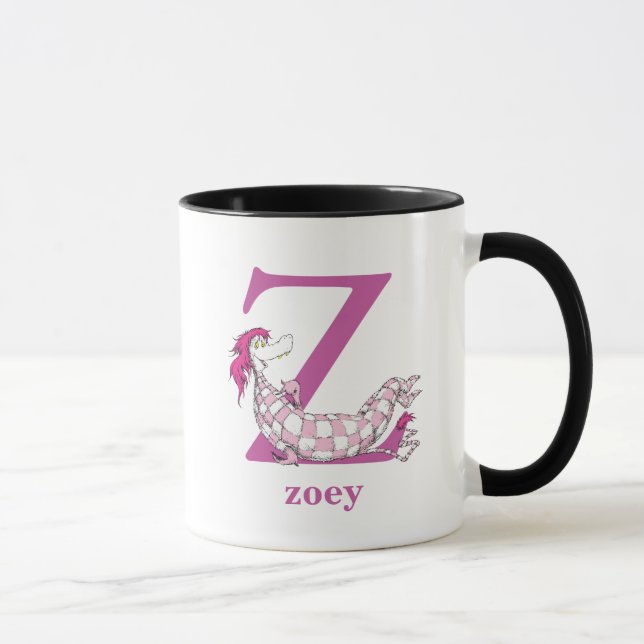 Tasse ABC du Dr Seuss : Lettre Z - Violet| Ajouter votre (Droite)