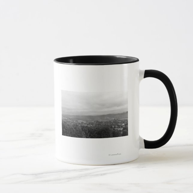 Tasse Aberdeen, WA Vue de la ville depuis Belaire Hill (Droite)