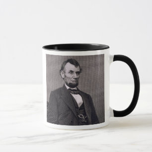 Tasse Abraham Lincoln, gravé d'une photographie va le