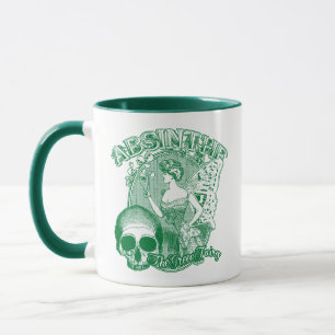Tasse Absinthe Green Fairy Lady