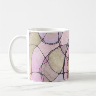 tasse Abstraite de doodle art.