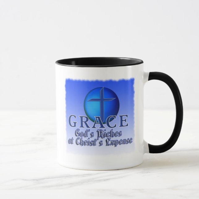 TASSE ACRONYME DE GRÂCE - LA RICHESSE D'UN DIEU AUX (Droite)