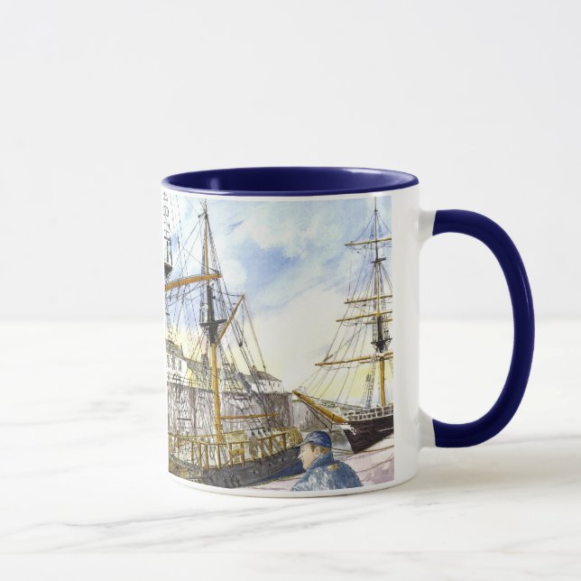 Tasse admirée "par bateaux grands" (Droite)