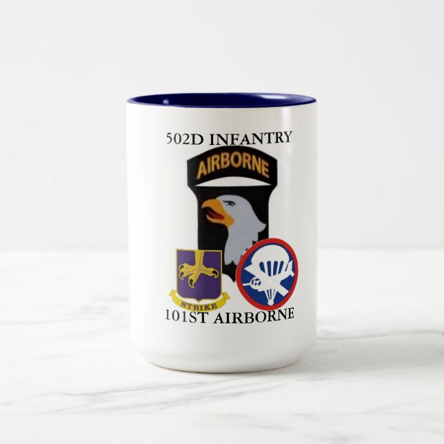 TASSE AÉROPORTÉE de l'INFANTERIE 502D 101ST (Centre)
