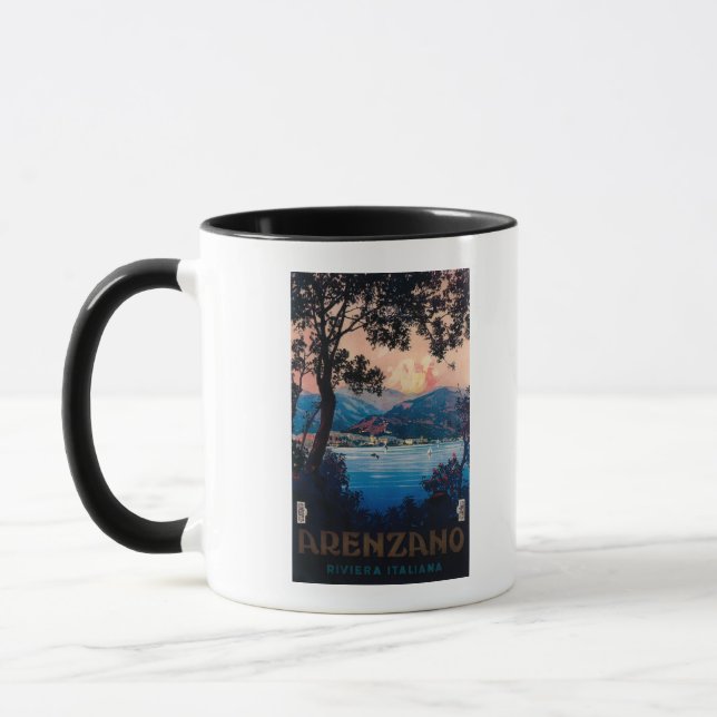 Tasse Affiche de voyage Riviera italienne (Gauche)