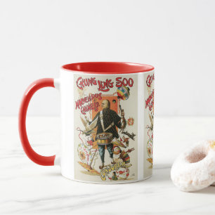 Tasse Affiche Magique Vintage, Magicien Chung Ling Soo