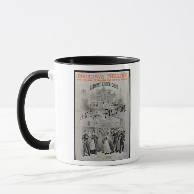 Tasse Affiche pour la "chasuble de voie HMP", exécutée (Gauche)