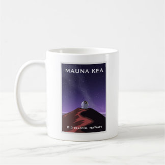 Tasse Affiche Rétro Ciel Étoilé Mauna Kea