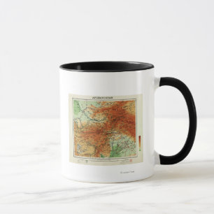 Tasse AfghanistanCarte panoramiqueAfghanistan