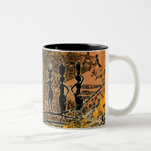 Tasse africaine de femmes