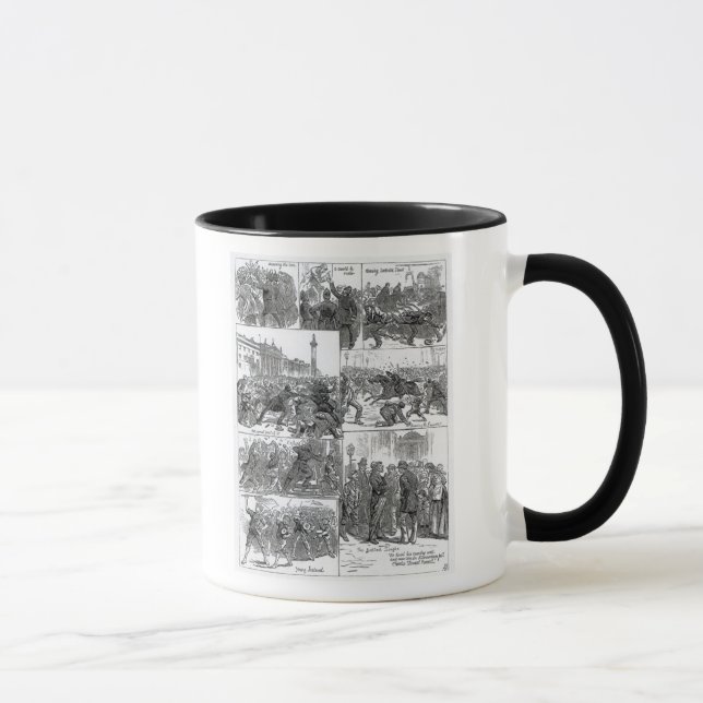 Tasse Agitation irlandaise de ligue de terre (Droite)