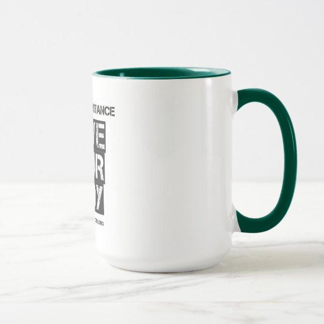Tasse "aimez votre corps" (Droite)